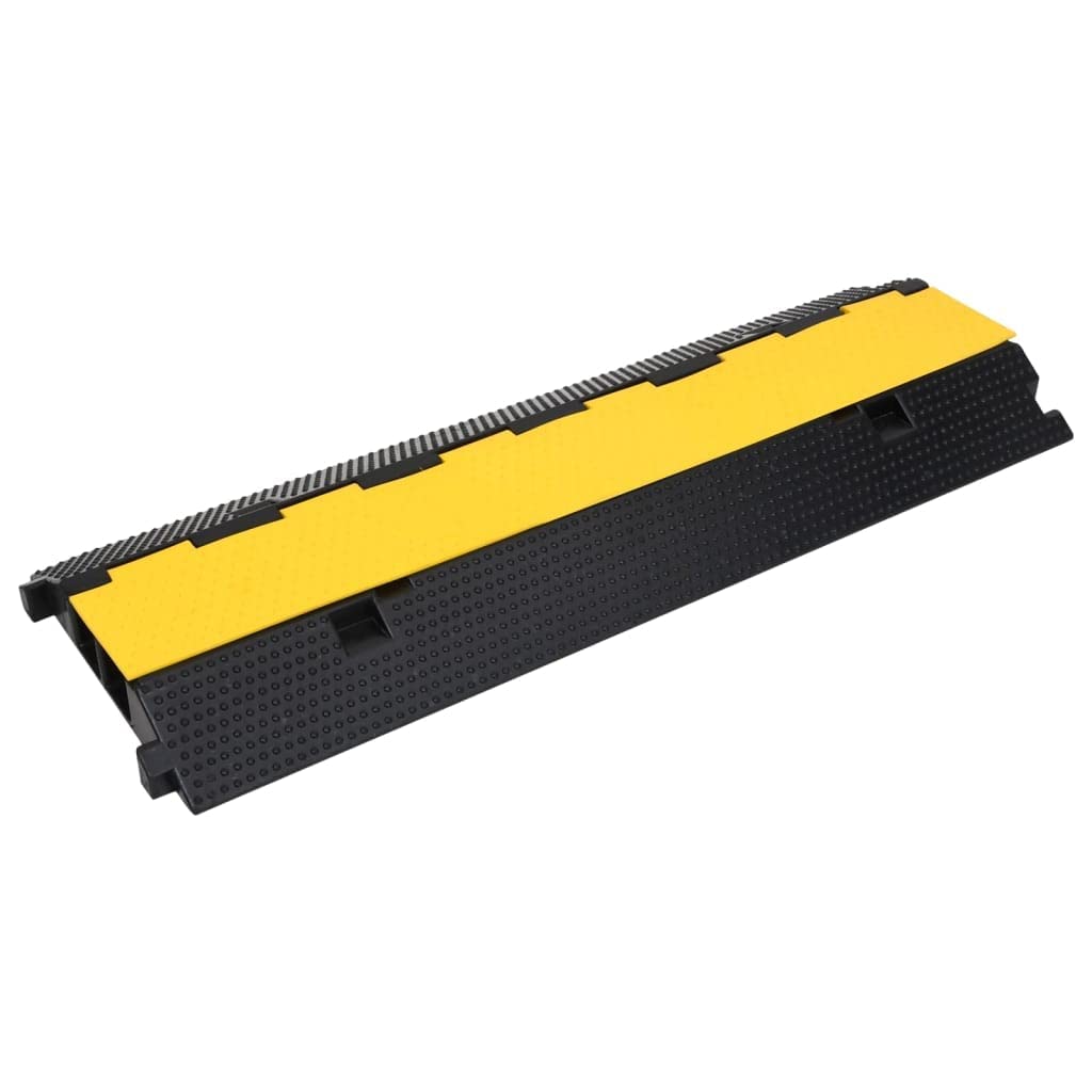 Buy vidaXL 2X Cable Protector Ramps with 2 Channels Rubber Signage