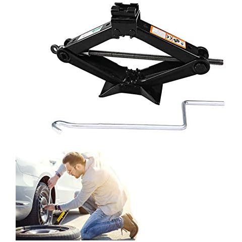 2 Tonne Scissor Lift Jack with Handle Cover