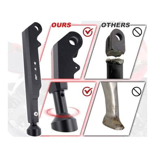 Support de béquille réglable pour moto Panigale V2 avec extension alu