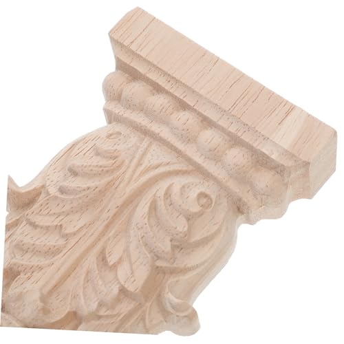 Molduras de madera tallada decorativas para marcos de chimeneas y ventanas de interior 4