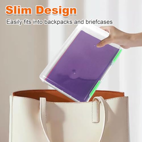 Boîte d'archivage portable A4 anti poussière pour protéger documents
