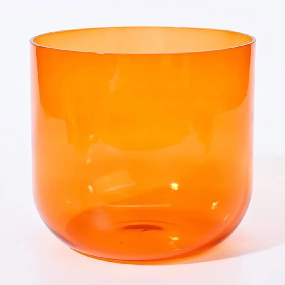 KFHDSAS 6 Inch Quartz Crystal Singing Bowl, For Sound Healing And Meditation, Balancing Body Chakra, Calm Mind And Ease Soul(440Hz,D Tone)