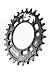 R ROTOR BIKE COMPONENTS Q Rings Oval Chainring BCD76x4 Q34T Black