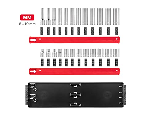 Image of TEKTON 3 /8 Inch Drive 6-Point Socket Set, 24-Piece | SHD91215