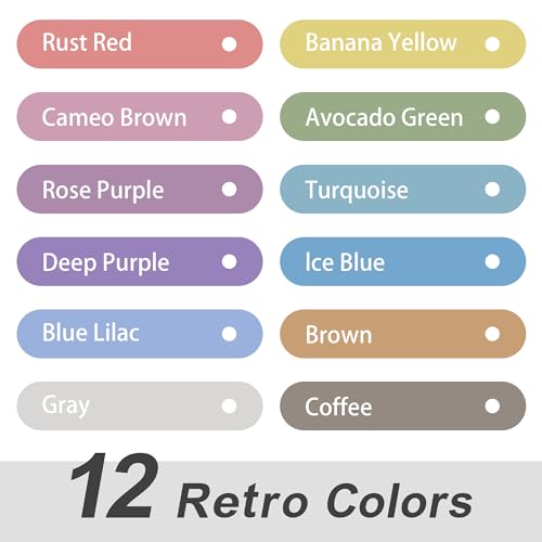 Pastel Highlighters, 12 Assorted Retro Colors, Dual Tip No Bleed Bible Highlighters, Quick Dry Highlighter Book Markers for Journaling, Bible Study, Adults Coloring, Office School Supplies