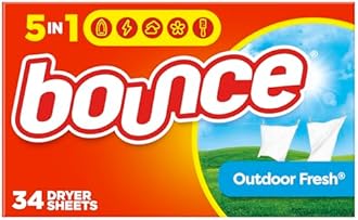 Bounce Outdoor Fresh Fabric Softener Sheets, 34 Sheets