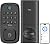 TCL Smart Lock D1, Fingerprint Keyless Entry Front Smart Door Lock, Wi-Fi Keypad Deadbolt, Works with Alexa, Easy Installation, Remote Control, Auto-Lock(Black)
