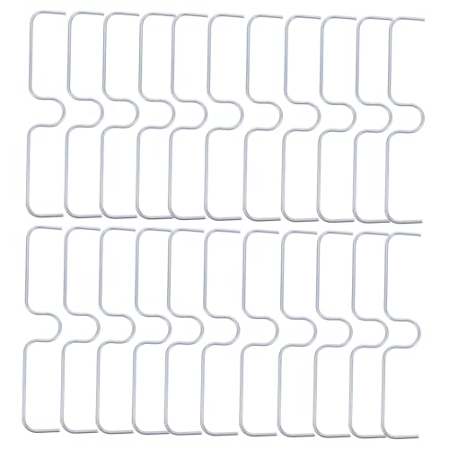 iplusmile 21 Piezas Extractor de árboles frutales Perchas de Rama Dispositivo de Soporte Fijo para árboles Soporte de sucursal Alambre de Acero galvanizado en Caliente Silver