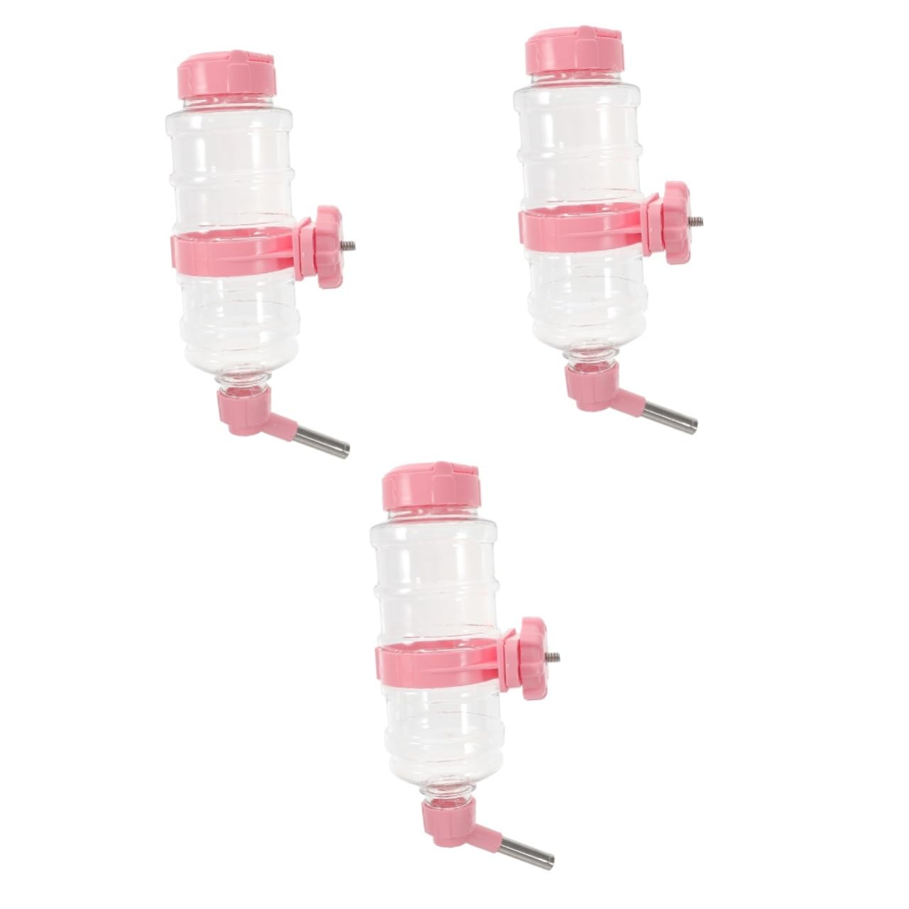 BESPORTBLE 3 Juegos alimentador automático de Agua Botella de alimentación de Agua dispensador de Agua para Perros pequeños Bebedero Hamster Bebedero automatico Botella de Jaula para Mascotas