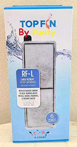 Top Fin Retreat Filter Large RF-L (6 Count)