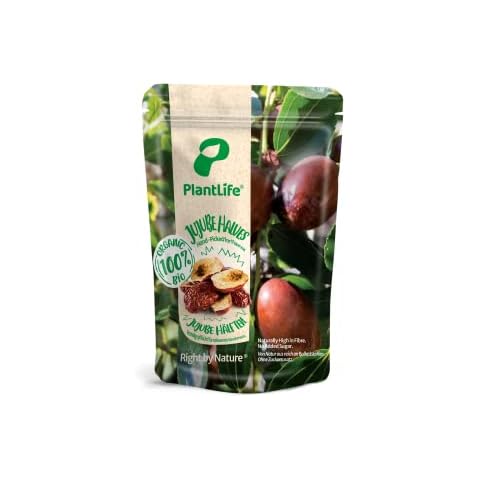 PlantLife Organic Dried Jujube 500g - Raw, Wild Collected and Untreated Red Dateberries Cover