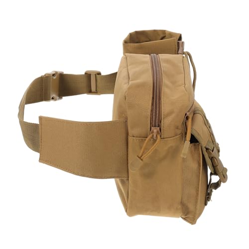 Bolsa de deporte de tela oxford POPETPOP khaki para senderismo y paseos