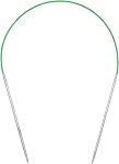 Circular Knitting Needles 16 inch (40cm) - US Size 13 (9mm) Stainless Steel Round Knitting Needles for Hats, Socks & Baby Booties