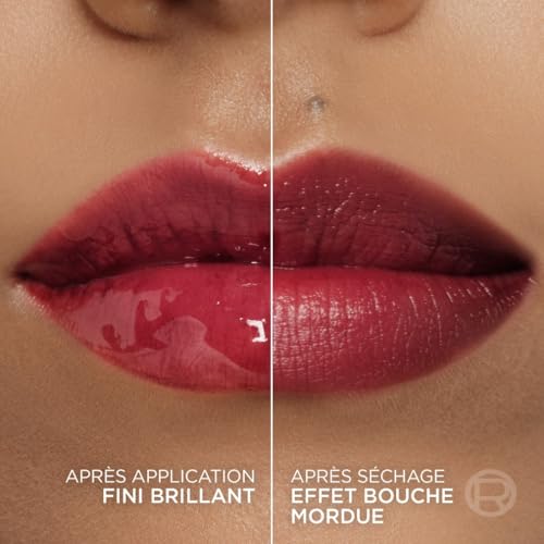 L'Oréal Paris - Encre à Lèvres Multi-Usages - Hydrate Instantanément & Offre un Éclat de Couleur Naturel - Enrichi en Acide Hyaluronique - Hyaluron Tint - Teinte : Berry Jolie
