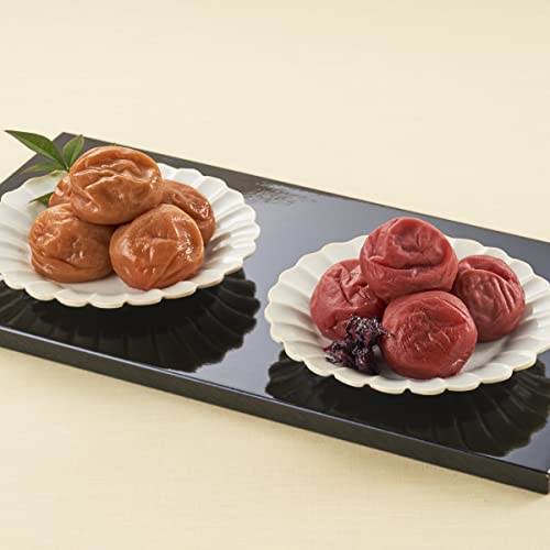 紀州みなべの南高梅 2種セット 紀州みなべの南高梅しそ漬梅干450g(塩分13%)、 紀州みなべの南高梅はちみつ漬梅干450g(塩分8%)