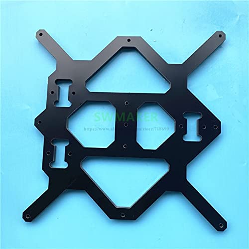 Lysee 3D Printer Parts & Accessories - Black Prusa i3 MK3 Mini 6mm Thick Aluminium Composite Y Carriage Heated Bed Support Plate DIY MK3 Mini 3D Printer - (Size: Black, Color: Option 2)