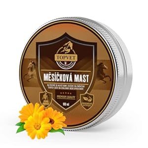 Generic Goudsbloemzalf voor paarden, bij slecht helende wonden, eczeem, voor het verweken van harde littekens, bij brandwonden of wonden, Topvet 100 ml