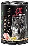 Alpha Alpha Spirit Canine Adult Conejo Platano - Lata 400 g