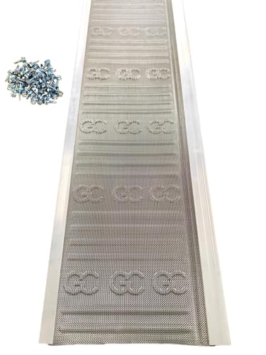 Gutter Guard - 5-Inch Stainless Steel Micro Mesh Kit, 48-Feet (12 Pack) Heavy-Duty & Rust-Proof, Easy DIY Installation Low Maintenance, Clog-Free Design for All Seasons