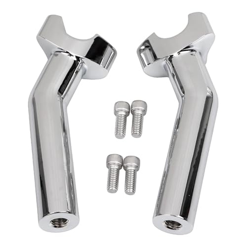 Rehausseurs de guidon chromés haut de gamme 6" pour Dyna Wide Glide