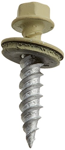 Tornillo con cabeza pintada beige 10x1 pulgadas miniatura 2