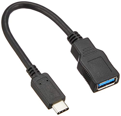 ELECOM USB-C Conversion Cable C-A Female [Black] USB3-AFCM01BK (Japan Import)