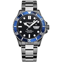 CARLIEN Men Watch Business Luxury Sport GMT Automatic Mechanical Watches Luminous Sapphire Glass Stainless Steel Diving Watch
