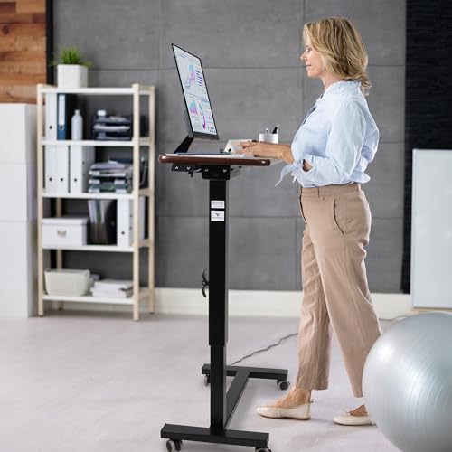 Vaunn HSA/FSA Eligible Hospital & Home Electric Overbed Table with Wheels