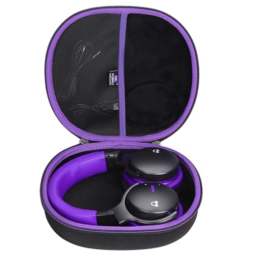 Étui rigide pour casque Tapela E7 violet - Protège des rayures et chocs