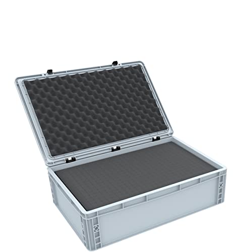 Eurocontainer Case Feldherr Ed 64/17 HG Box avec Mousse 600x400x185mm