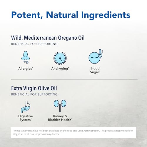 NORTH AMERICAN HERB & SPICE Oreganol - 0.45 fl. oz. - Unprocessed, Wild, Organic Oregano Oil - Mediterranean Source P73 - Non-GMO - 194 Servings