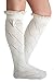 Bow Boot Socks Women's Lace Crochet Boot Socks Ivory by Modern Boho