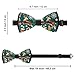WUXEKZO Mens Boys Fashion Christmas Tree Elk Candy Pre-Tied Bow Tie, Adjustable Neck Band Creative Bow Ties for Party, Banquet, Graduation