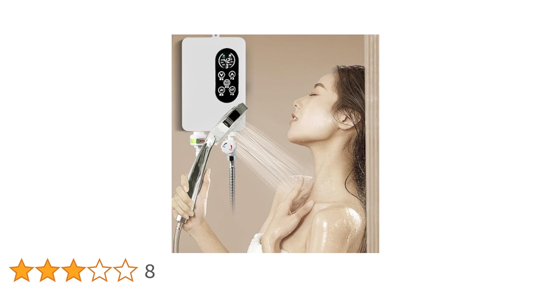 Amazon | 電気給湯器ポータブル電気温水器シャワーElectric