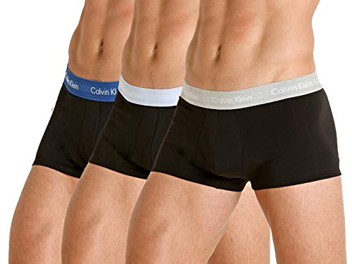 Image of Calvin Klein Men's Polyester Classic Solid Trunk (Pack of 3)