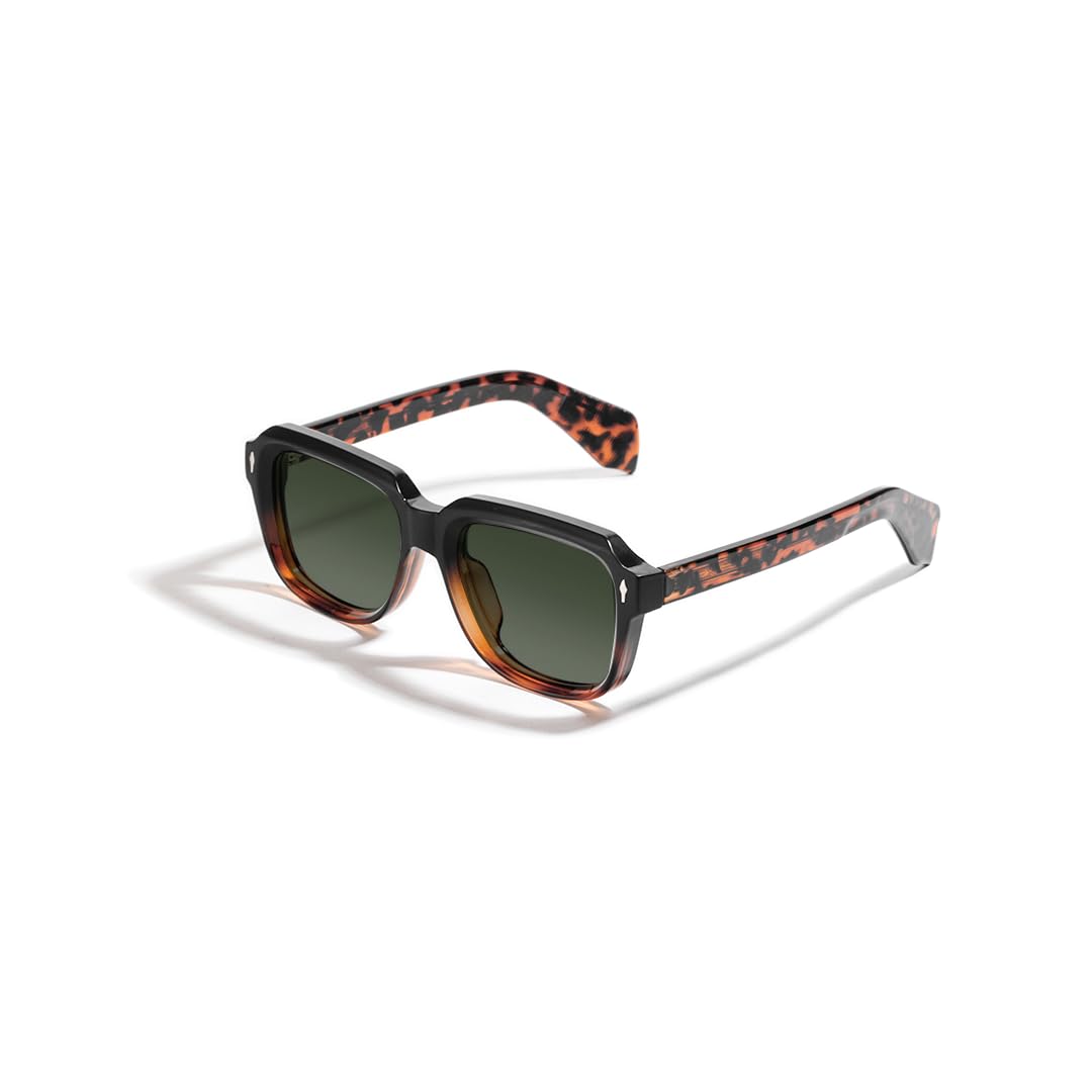 SAM AND MARSHALL Ancient Sunglasses | 400% UV Protection | Polycarbonate Square Unisex Sunglasses-image-5