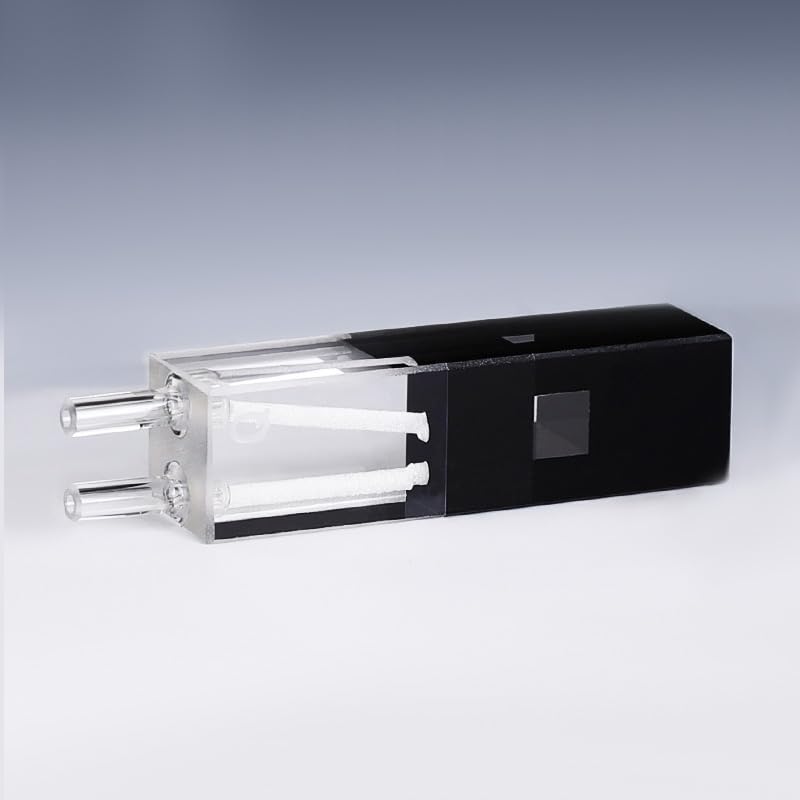 Quarz-Fluoreszenz-Durchflussküvette mit Glasrohr (250 µl)