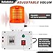 High Low Pressure Alarm - Oil & Gas Pressure Warning - 105dB Sound & Flashing Light - 110V (Industrial, 150, PSI)