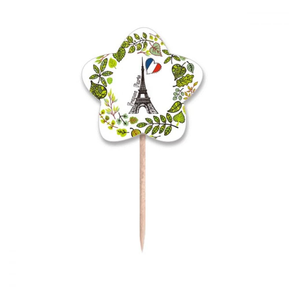 Piques à cupcakes Tour Eiffel robustes pour maintenir vos décors de gâteaux de mariage
