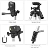 Tygot Adjustable Aluminium Alloy Tripod Stand Holder for Mobile Phones & Camera, 350 mm -1020 mm, 1/4 inch Screw + Mobile Holder Bracket #2