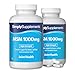 Price comparison product image MSM 1,000mg | with Added Vitamin C | Supports Healthy Joints, Skin, and Immune Function | 360 Tablets = 4 Months Supply | Vegan & Vegetarian Friendly | Manufactured in The UK