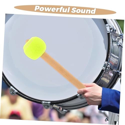 Baqueta para batería con mango de madera Totority, diseño ergonómico para agarre cómodo y sonido resonante profundo, ideal para principiantes y presentaciones escolares miniatura 3