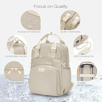 SPAHER Luiertas Rugzak Grote luierrugzak met multifunctioneel voor mama en papa Reistas Handbagage 40x30x20 Wizzair Vueling 25L Rugzak Dagrugzak Dames Vliegtuigreisrugzak Heren Zwart