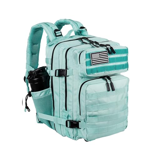 LHI Gran mochila militar para hombres, 25L/35L, impermeable, táctica, de asalto, de supervivencia, para el ejército, con sistema Molle, para senderismo, camping, trekking, viajes, trabajo, 35L