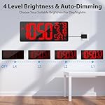 2024 18 Bluetooth Digital Wall Clock