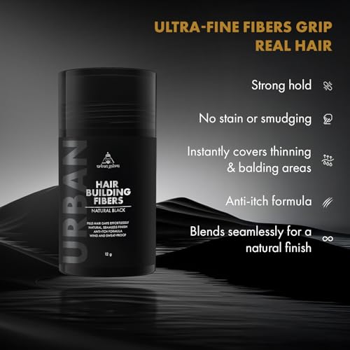 Image of UrbanGabru Hair Building Fiber (12GM) & Frozt Hair Spray for Strong Hold (250 ML)