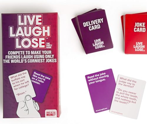 Image of Live Laugh Lose Card Game | Funny Party for Friends & Family | Hilarious Joke Challenge Game for Nights, Parties & Gifts