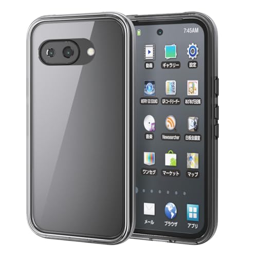 �G���R�� Google Pixel 9a �P�[�X �J�o�[ ���� �ϏՌ� �Ռ��z�� �n�C�u���b�h TPU �V�����_�[ �X�g���b�v�V�[�g�t �J�����ی� ���C�����X�[�d�Ή� �G�A�o�b�O �u���b�N PM-P251HVAIR2BK