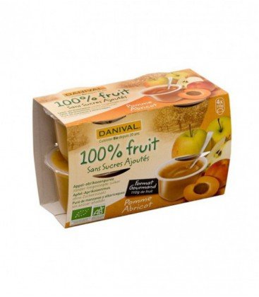 PACK 4 PURES POMME ET Abricot 400 g