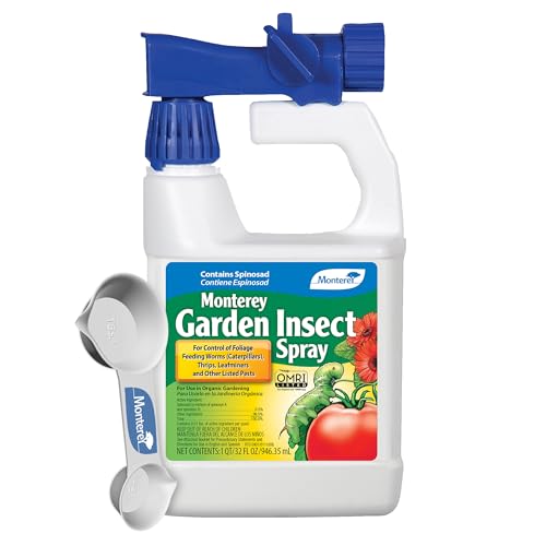 Image of Monterey - Spinosad Insecticide Bundled with Measuring Spoon - Organic Gardening Spinosad Garden Insect Spray Concentrate for Control Insects